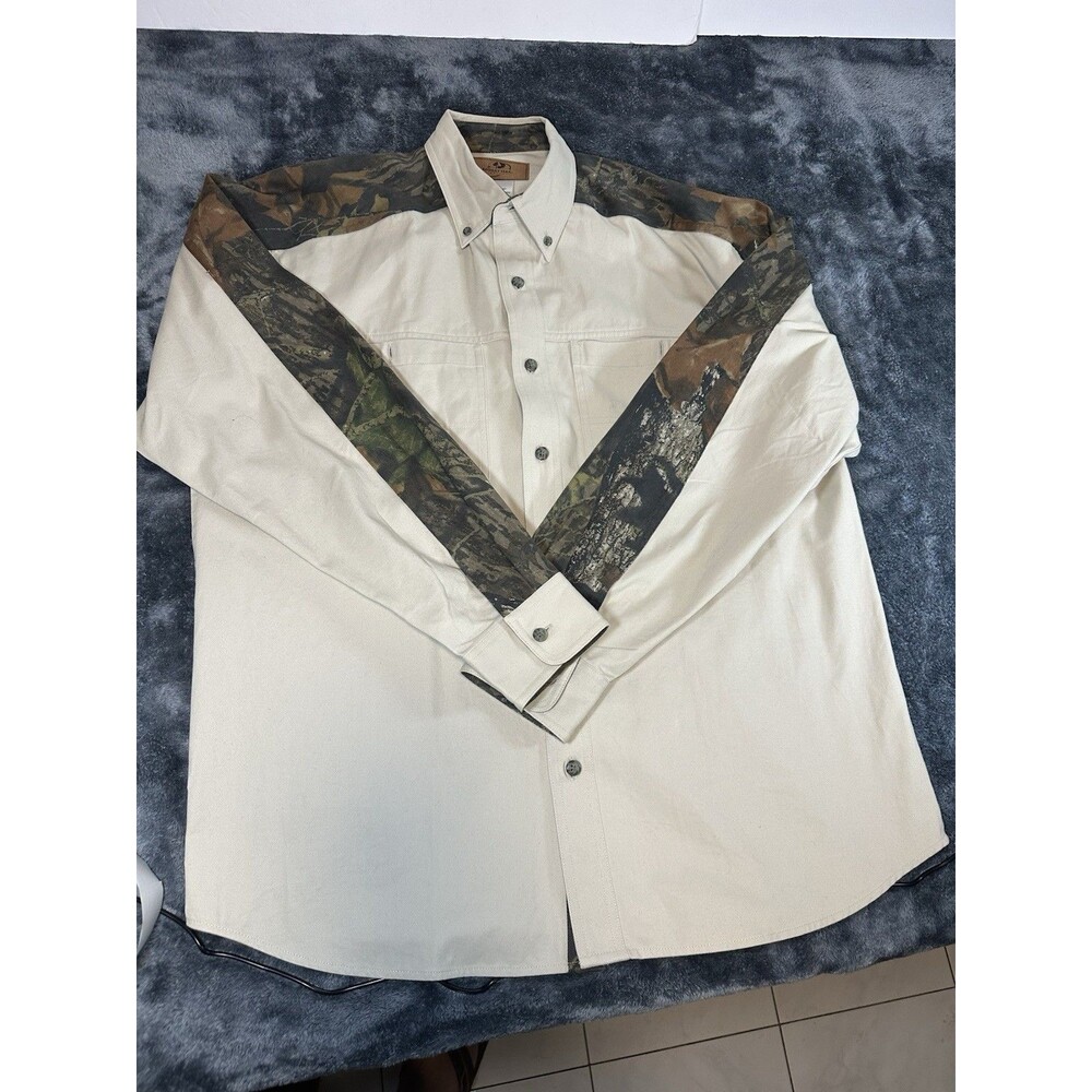 Mossy Oak Tallwoods Element Wear Long Sleeve Hunting Shooting Shirt L